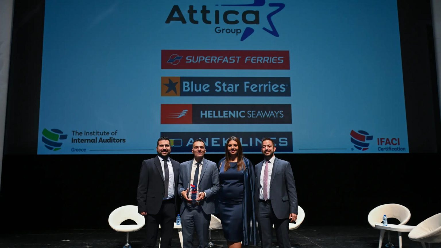 Απονομή Διεθνούς Πιστοποιητικού στην Attica Group για τη Διεύθυνση Εσωτερικού Ελέγχου από τον IFACI