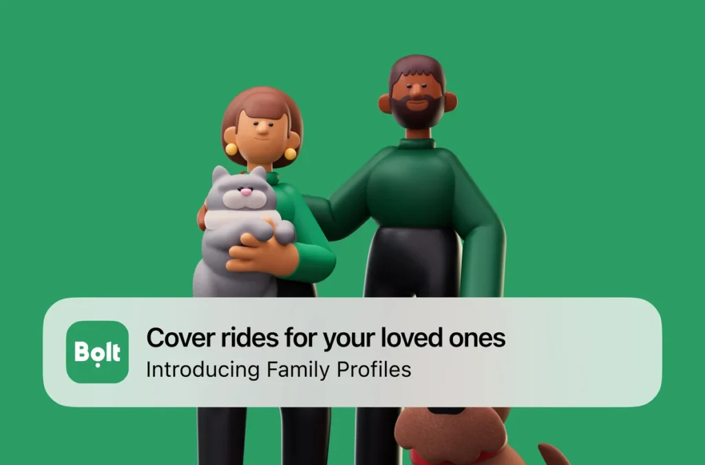 Bolt: Νέα λειτουργία “Family Profile”