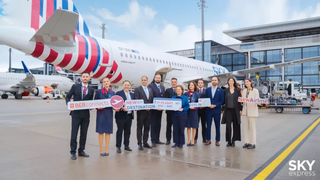 SKY express: Ενισχύει τη διεθνή παρουσία της με νέα απευθείας πτήση Αθήνα–Βερολίνο