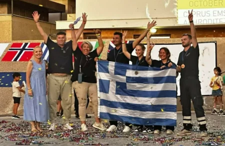 Σπουδαστές ΣΑΕΚ ΔΥΠΑ Λαμίας: 2η και 4η θέση στον 6ο Κυπριακό Διαγωνισμό Πληρωμάτων Ασθενοφόρων