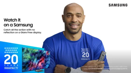 Samsung: Γιορτάζει 20 χρόνια ως το Νο.1 brand τηλεοράσεων παγκοσμίως με τον Thierry Henry