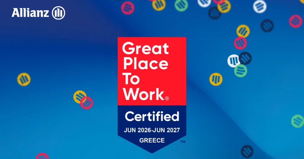 Η Allianz ανανεώνει την πιστοποίησή της ως Great Place To Work για το 2026
