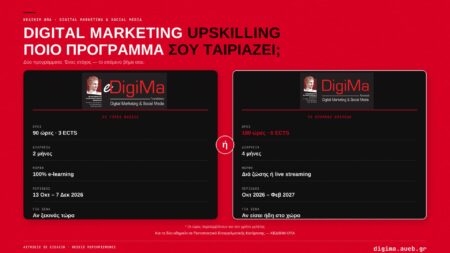 DigiMa: Εκπαίδευση νέας γενιάς για τους επαγγελματίες του digital marketing